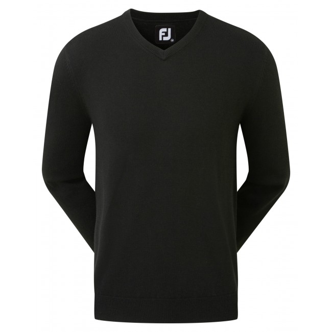 Promotional Footjoy Gent's Wool Blend V-Neck Golf Pullover