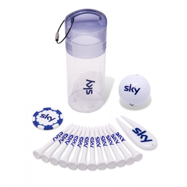 Promotional 1 Ball Golf Day Gift Tube 4