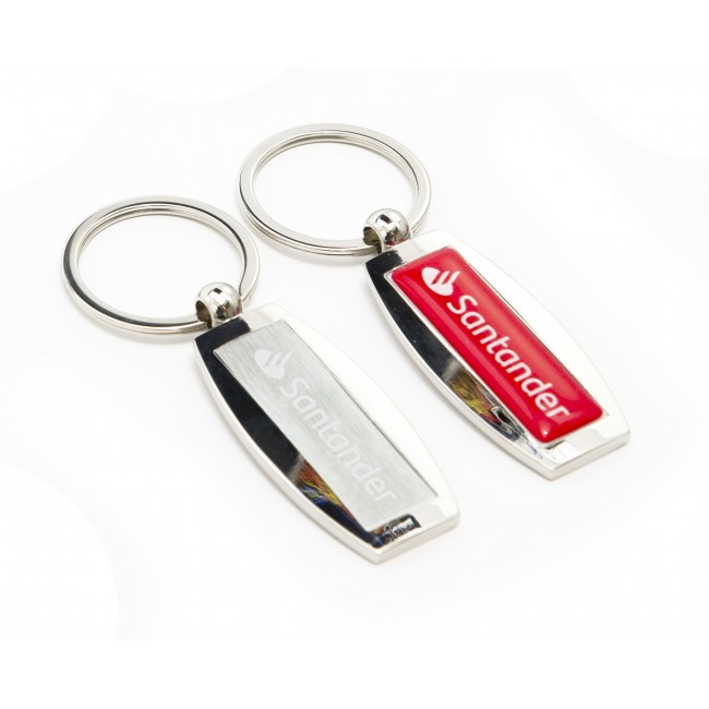 Promotional Nexus 2 Luxury Feel Keyring  With Laser Engraved Logo