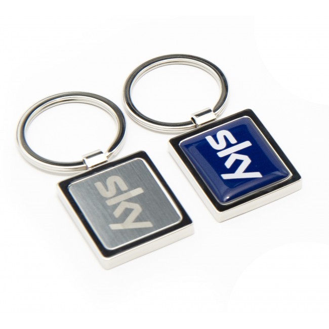 Promotional Nexus 7 Luxury Feel Keyring With Full Colour Resin Dome Logo