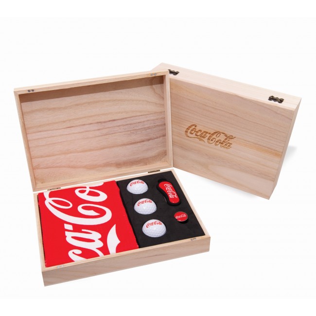 Promotional Wooden Flix Ds Golf Presentation Gift Box