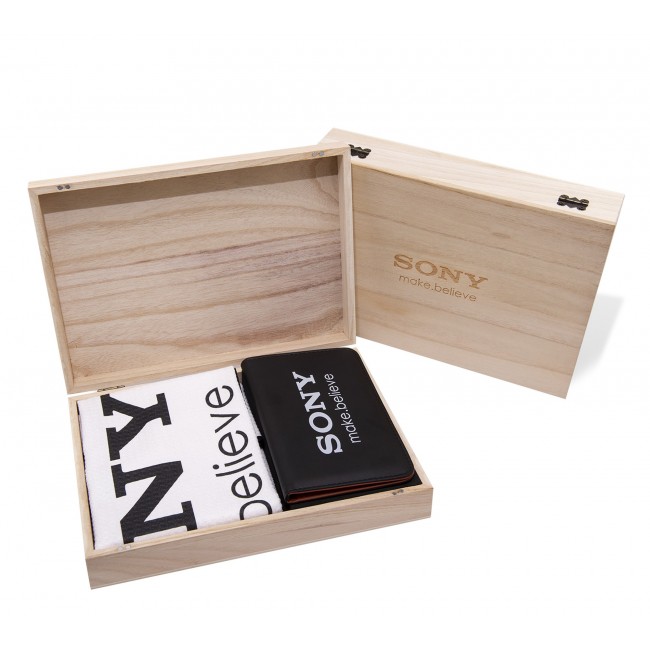 Promotional Wooden Scorecard Golf Presentation Gift Box