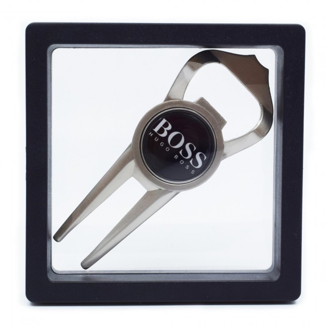 Promotional Geo Bottle Opener (Golf Divot Repair Tool And Bottle Opener In 1) Presented In Levit8 Packaging