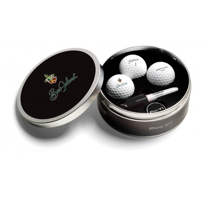 Promotional Titleist Pro V1X 3 Ball Golf Tin