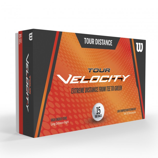 Promotional Wilson Staff Tour Velocity White Printed Golf Balls