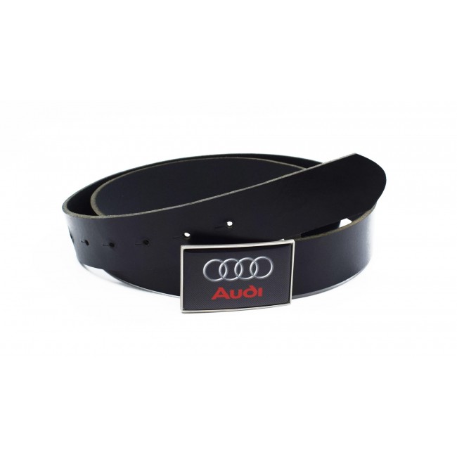 Promotional Leather Belt With Full Colour Logo Dome