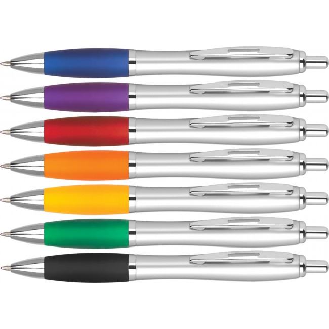 Promotional Contour Argent Printed Ballpen