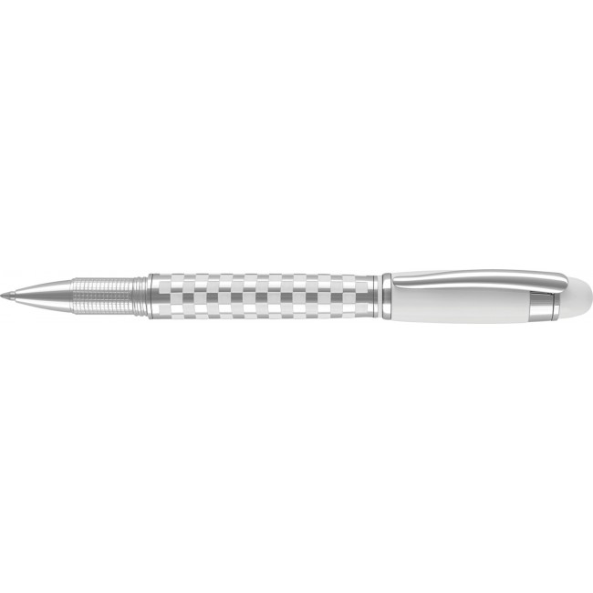 Promotional Chequers Printed Rollerball Pen