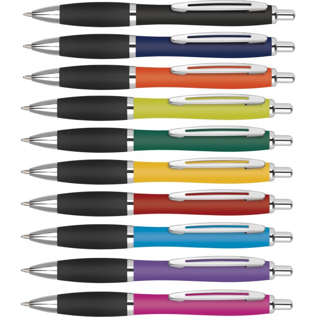 Promotional Contour Metal Soft Ballpen