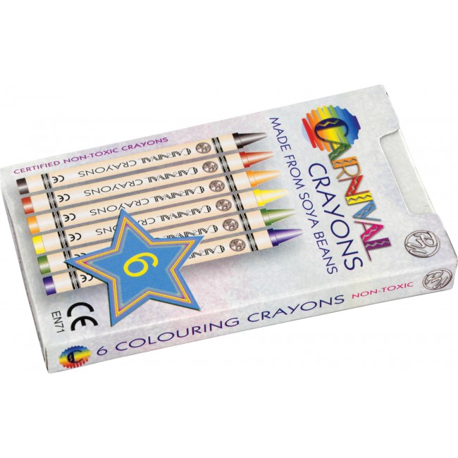 Promotional Printed Crayons 6 Pack