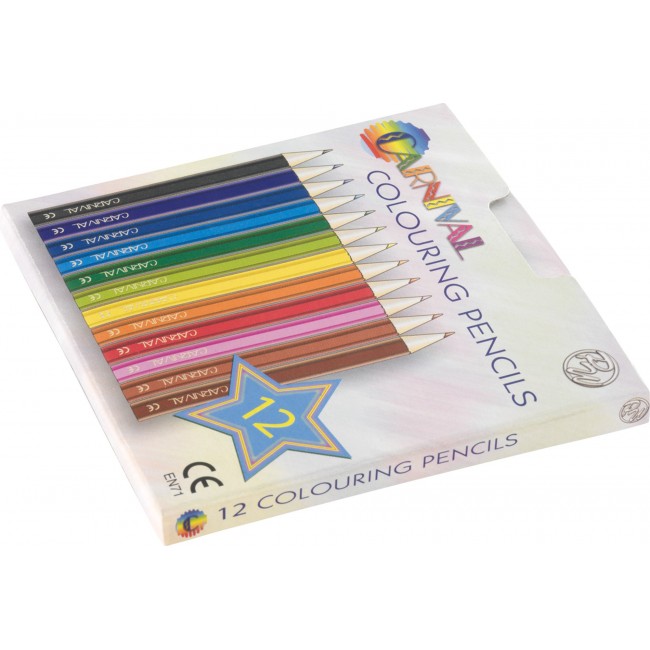 Promotional Colouring Pencils Half Size 12 Pack