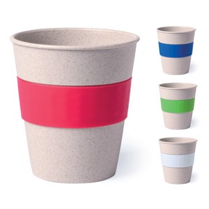 Promotional Natural Bamboo Fibre Cup 380ml