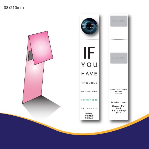 Promotional Bookmark 02 (38x210mm)