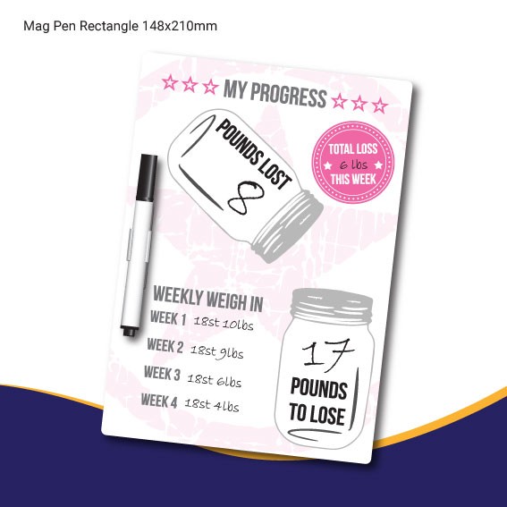 Promotional Mag Pen Rectangle 148x210mm