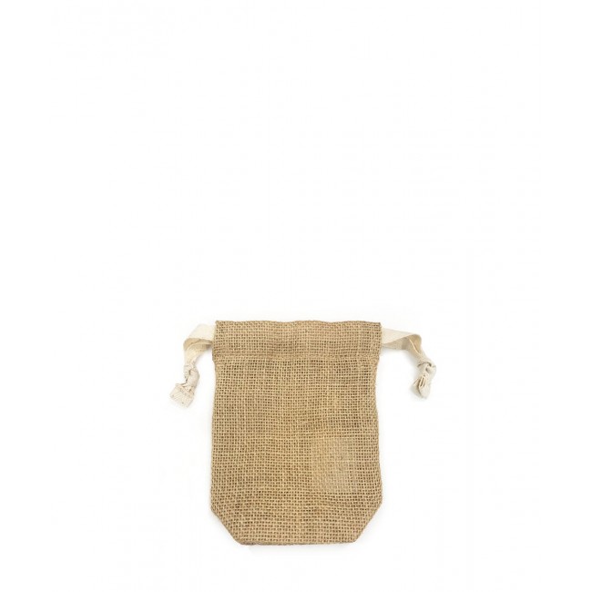 Promotional Small Jute Drawstring Pouch