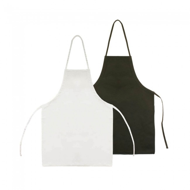 Promotional Black Poly Cotton Apron