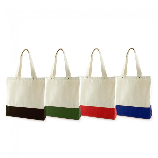 Promotional Komba Canvas Bag With Coloured Base 10oz