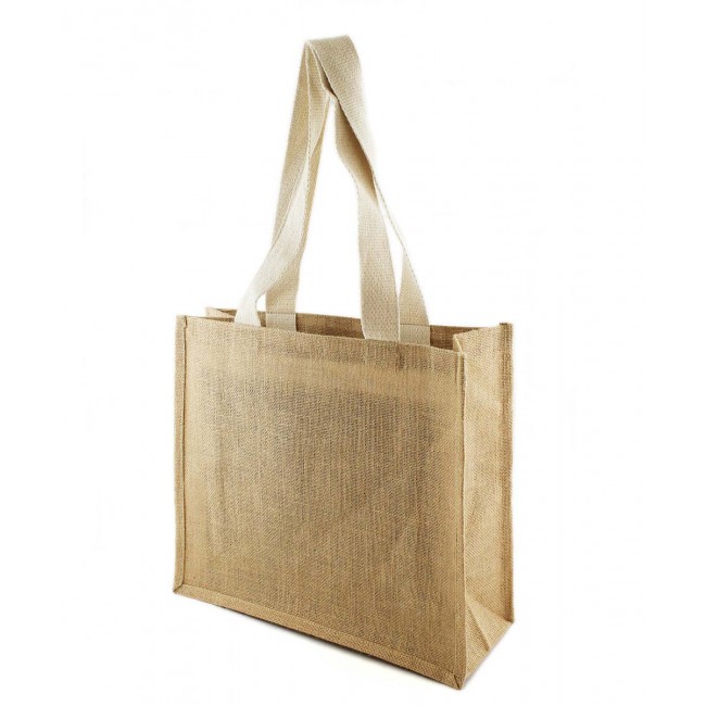 Promotional Chui Laminated Jute Shopper