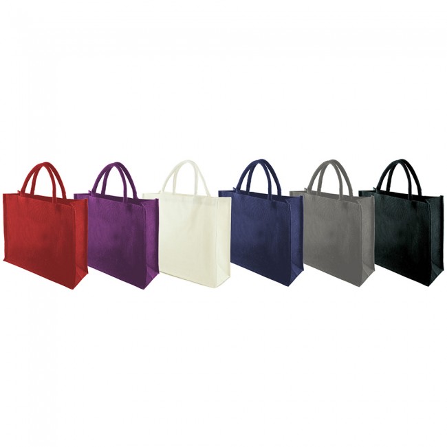 Promotional Tembo FC Laminated Black Jute Shopper