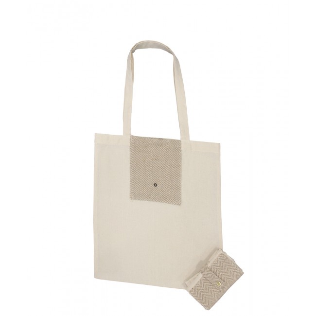 Promotional Mbuni Foldable Cotton Shopper 5oz