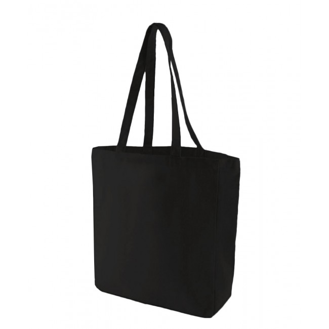 Promotional Pofu FC Black Dyed Canvas Shopper