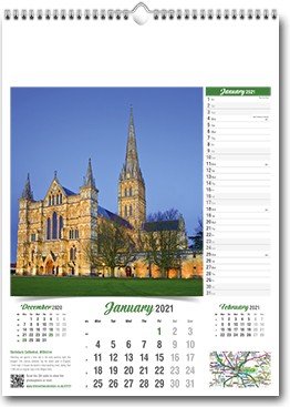 Promotional Discover Britain Wall Calendar