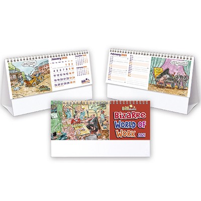 Promotional Bizarre World Of Work Desk Calendar