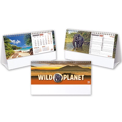 Promotional Wild Planet Desk Calendar