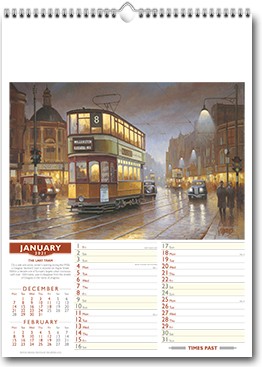 Promotional Times Past Wall Calendar