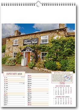 Promotional Old Worlde Inns Wall Calendar