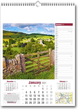 Promotional Yorkshire Wall Calendar