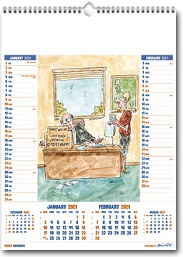 Promotional Funny Business Wall Calendar