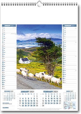 Promotional Caledonia Wall Calendar