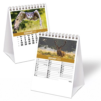 Promotional Wildlife Mini Desk Calendar