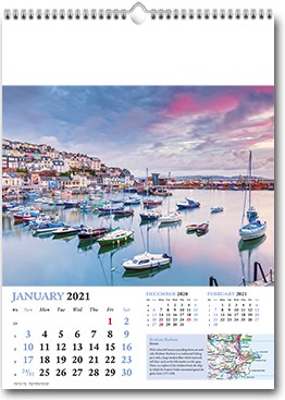 Promotional Scenic Britain Wall Calendar