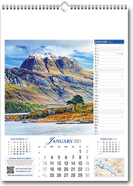 Promotional Bonnie Scotland Wall Calendar