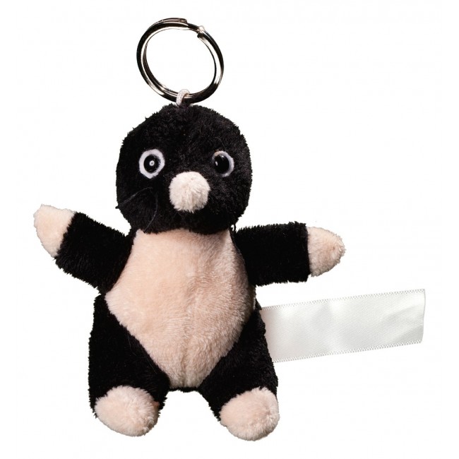 Promotional Plush mole with keychain