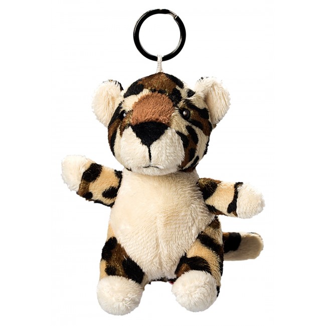 Promotional Plush leopard with keychain