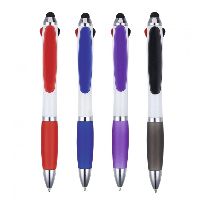 Promotional Shanghai Multi Ink with Stylus Ball Pen