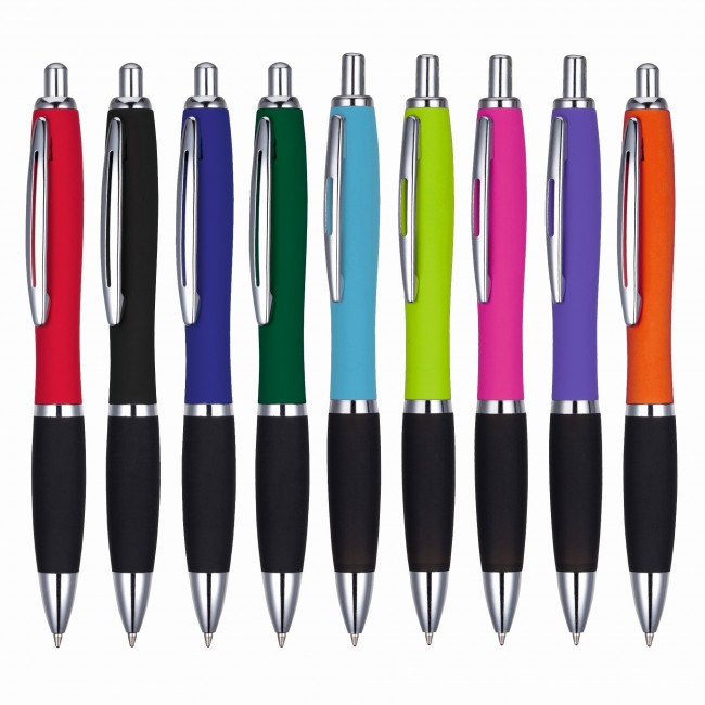 Promotional Shanghai Softfeel Metal Ball Pen