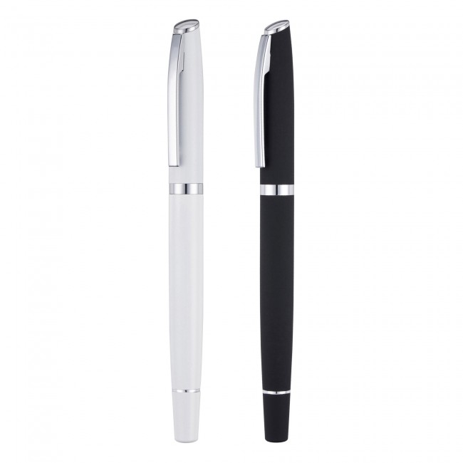 Promotional Snowdon Rollerball Pen Softfeel