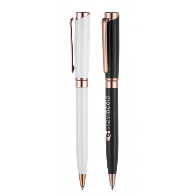 Promotional Lysander Rose Gold Ball Pen