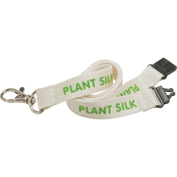 Promotional 10mm Plant Silk Lanyard