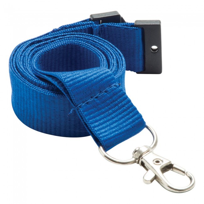 Promotional 20mm Flat Polyester Lanyard