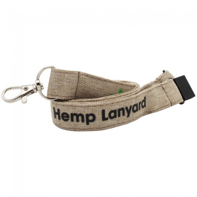 Promotional 10mm Hemp Lanyard