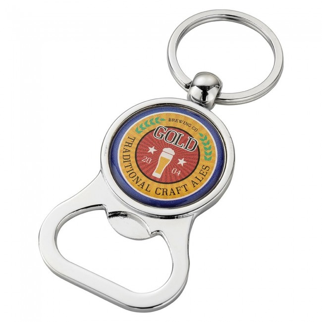 Promotional Bottle Opener Alloy Injection Keyring UK Stock