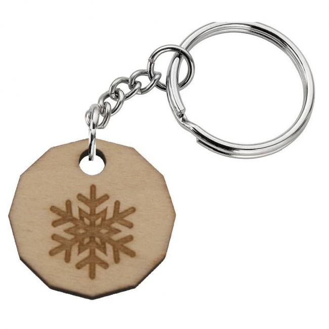 Promotional Wooden Keyring 20mm