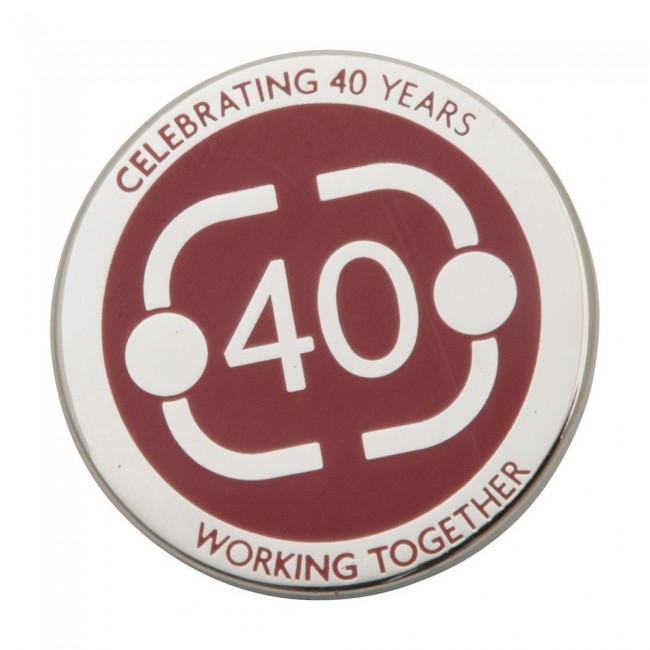 Promotional Stamped Iron Bespoke Hard Enamel Badge 20mm