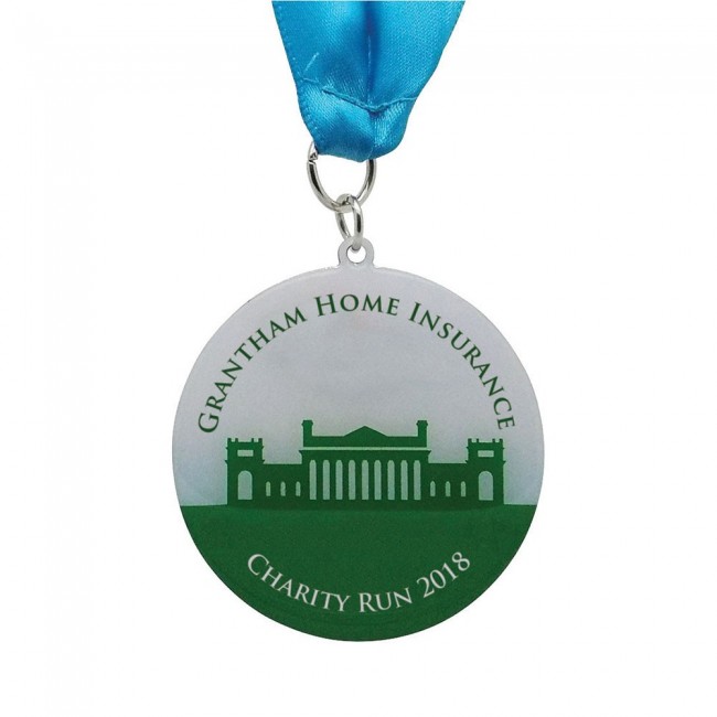 Promotional 35mm Medal Printed Full Colour 0.7mm