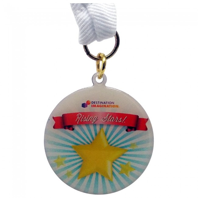 Promotional 35mm Medal Printed Full Colour 1.2mm